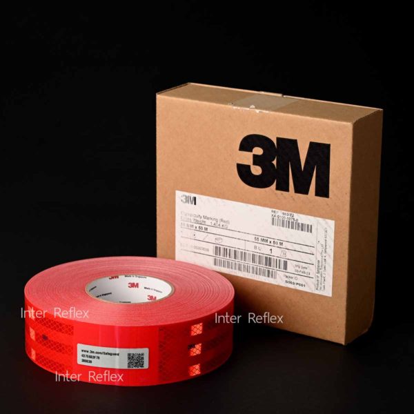 สติ๊กเกอร์สะท้อนแสง 3M สีแดง