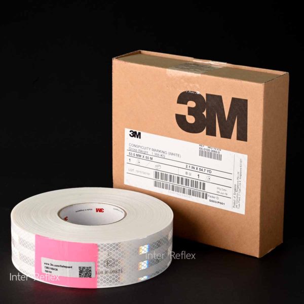 สติ๊กเกอร์สะท้อนแสง 3M สีขาว